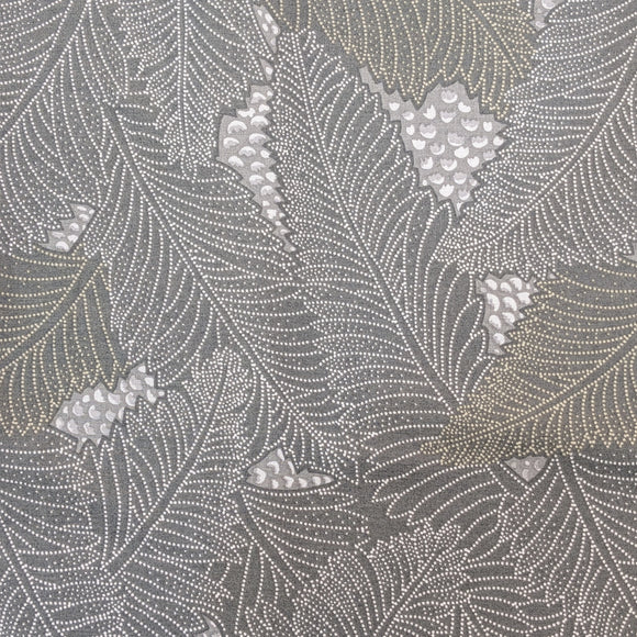 プリント布シダ(Printed fabric, Fern)